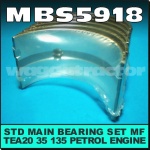 MBS5918 Main Bearing Set Massey Ferguson MF TEA20 FE35 35 135 Tractor with Standard Vanguard 80mm 85mm 87mm Bore 4Cyl Petrol Engine