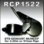 RCP1522 Std Exhaust Rain Cap Raincap 57mm ID for Massey Ferguson MF Tractor with 2.25in pipe