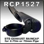 RCP1527 Std Exhaust Rain Cap Raincap 70mm ID for John Deere JD, Massey Ferguson MF Tractor with 2.75in pipe