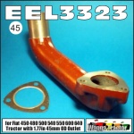 EEL3323 Exhaust Elbow Fiat 450, 480, 500, 540, 550, 640 Tractor with 45mm Outlet