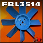 FBL3514 Radiator Fan Blade Set 2000 2310 2600 2610 2810 2910 3000 3230 3430 3600 3610 3900 3910 3930 4000 4100 4110 4130 4600 4610 4630 Tractor all requiring 16in OD 8 Blade Fan