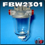 FBW2301 Fuel Pre-Filter w Glass Bowl Chamberlain 6G 9G 212 236 306 354 C456 C670 C6100 Tractor and Mk2 Mk3 2000 Industrial loader