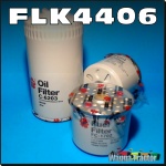 FLK4406 Oil Fuel Filter Kit International 766 786 Tractor & IH 866 886 w CAV FF