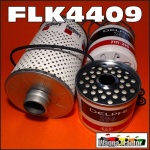 FLK4409 Oil Fuel Filter Kit International IH 564, Late A554 Tractor, and IH BTD6 Crawler (16917 on), all with IH AD264 BD264 Diesel Engine