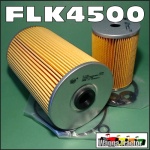 FLK4500 Oil Fuel Filter Kit Iseki SX95, T9000 Tractor, with Isuzu 6BB1 Engine - single fuel filter