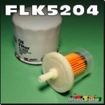 FLK5204 Oil Fuel Filter Kit Kubota B4200 B5100 B5200 B6000 B6100 B6200 Tractor and G1700 G1800 G1900 G3200 G4200 GF1800