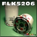FLK5206 Oil Fuel Filter Kit Kubota L185 L245 L295 Tractor and L1500 L1501 L1801 L2000 L2201 L2601 all with spin-on oil filter