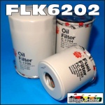 FLK6202 Oil Fuel Filter Kit Ford T Series Trader T3500 Truck, and Mazda T3500 Truck, all with Mazda SL SL-T 3.5L 4-Cyl Diesel engine, when equipped with 89mm long CAV fuel filter and spin-on bypass 