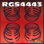 RGS4443 4x Piston Ring Sets International IH Super AWD6, AWD7, A554, 564 Tractor, with IH AD264 4-Cyl Diesel Engine
