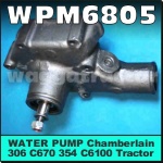 WPM6805 Water Pump Chamberlain 306 354 C670 C6100 Tractor, Dodge AT4 D5N Truck with Perkins 6-354 Engine, International IH AB C-Line D-Line Butterbox AACO ACCO-A ACCO-B Truck with Perkins 6-354 Engine, Leyland Boxer BX8 BX9 Truck with Perkins 6-354 Engine
